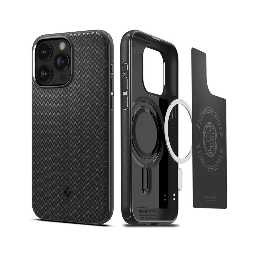 Spigen-Mag-Armor-MagFit-kryt-iPhone-15-Pro-matne-cerny