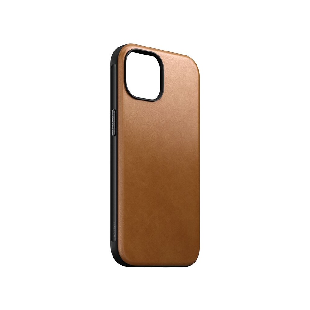 Nomad-Modern-Leather-MagSafe-kryt-iPhone-15-english-tan