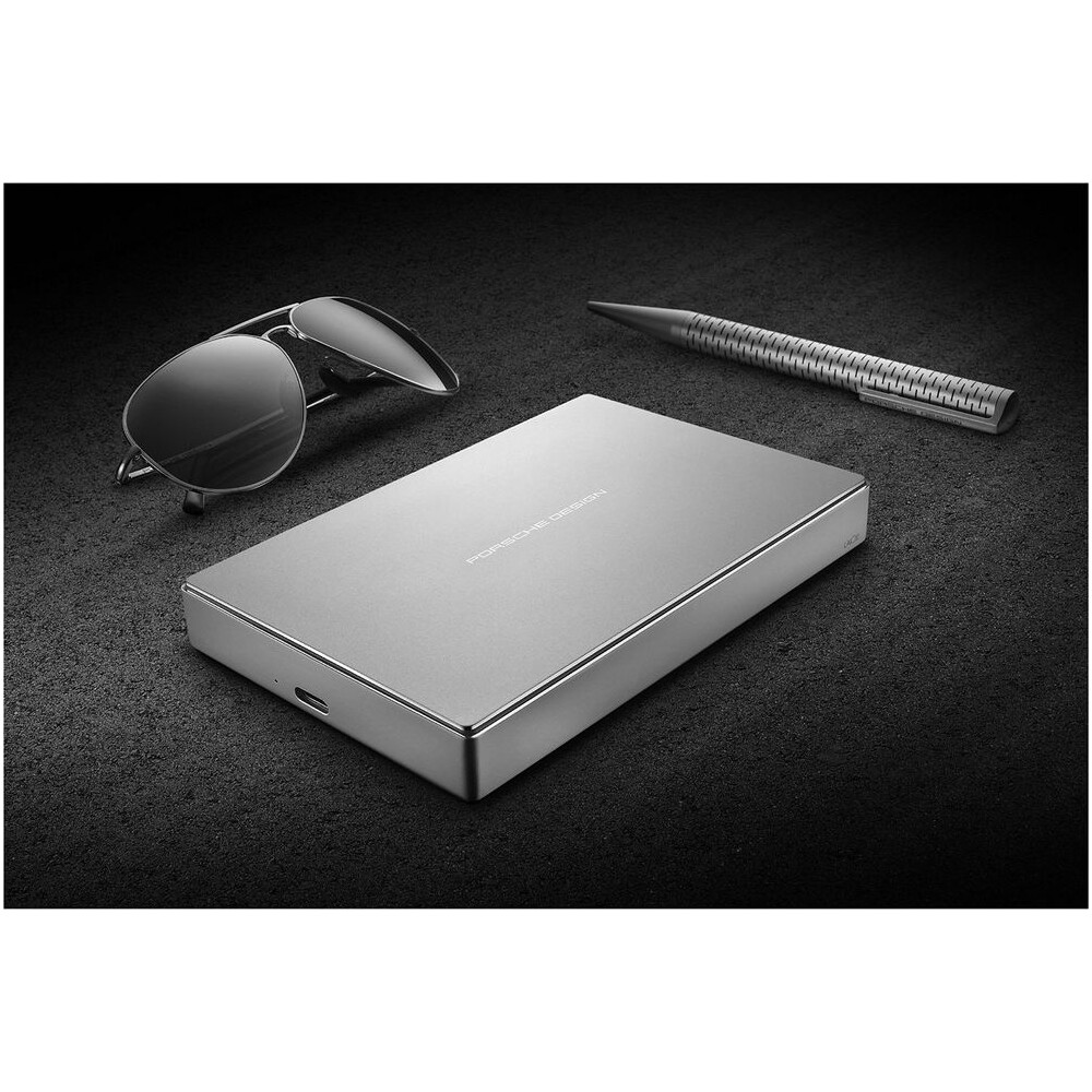 LaCie Porsche Design Mobile 4TB HDD USB 3.0 typ USB-C stříbrný