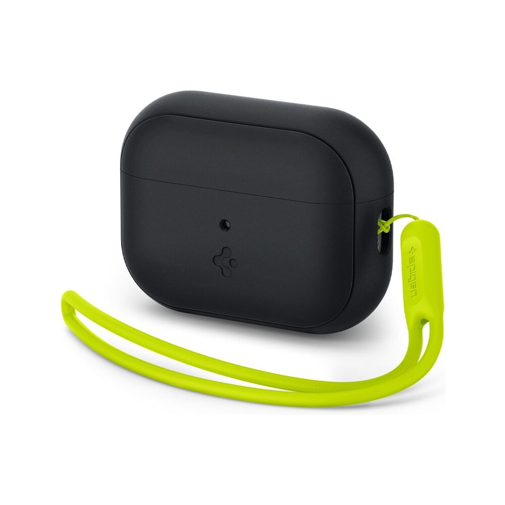 Spigen-Silicone-Fit-pouzdro-s-poutkem-Apple-AirPods-Pro-2nd-Gen-cerne-limetkove