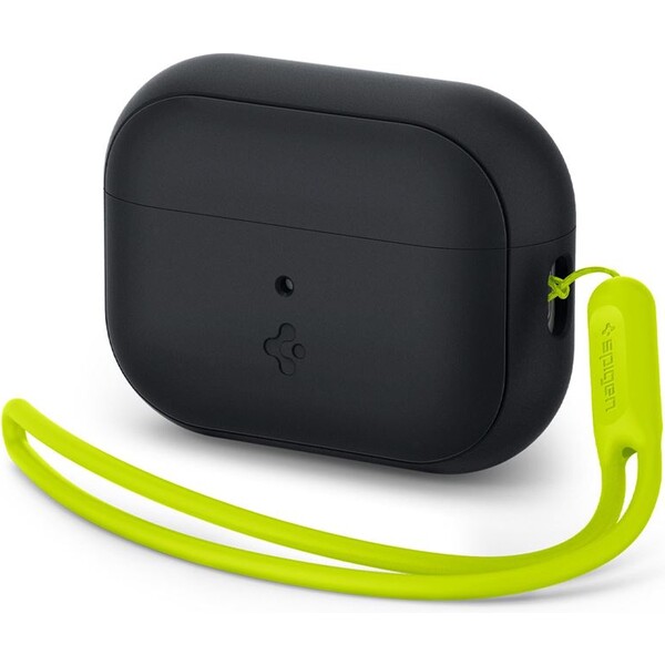 Spigen-Silicone-Fit-pouzdro-s-poutkem-Apple-AirPods-Pro-2nd-Gen-cerne-limetkove