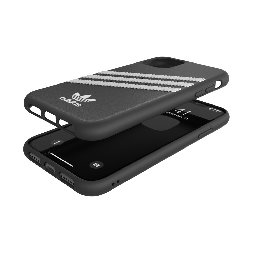 ADIDAS-Originals-Moulded-PU-pouzdro-iPhone-11-cerne-bile