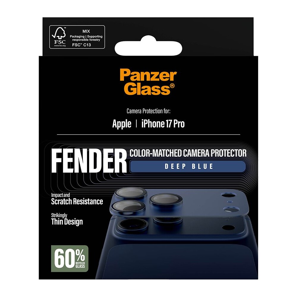 PanzerGlass-FENDER-hlinikova-ochrana-fotoaparatu-Apple-iPhone-17-Pro-tmave-modra