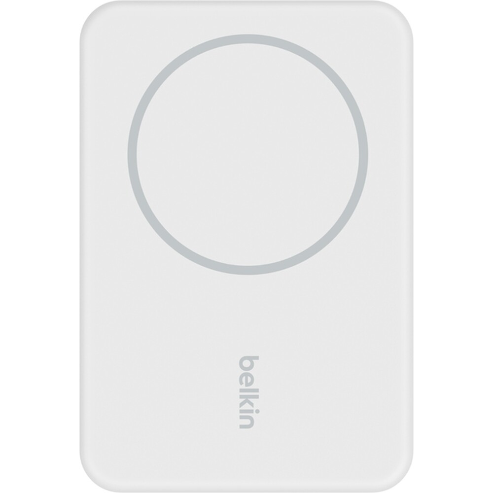 Belkin-BoostCharge-MagSafe-powerbanka-se-stojankem-5000mAh-bila