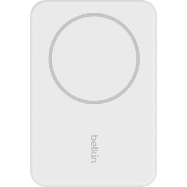 Belkin-BoostCharge-MagSafe-powerbanka-se-stojankem-5000mAh-bila