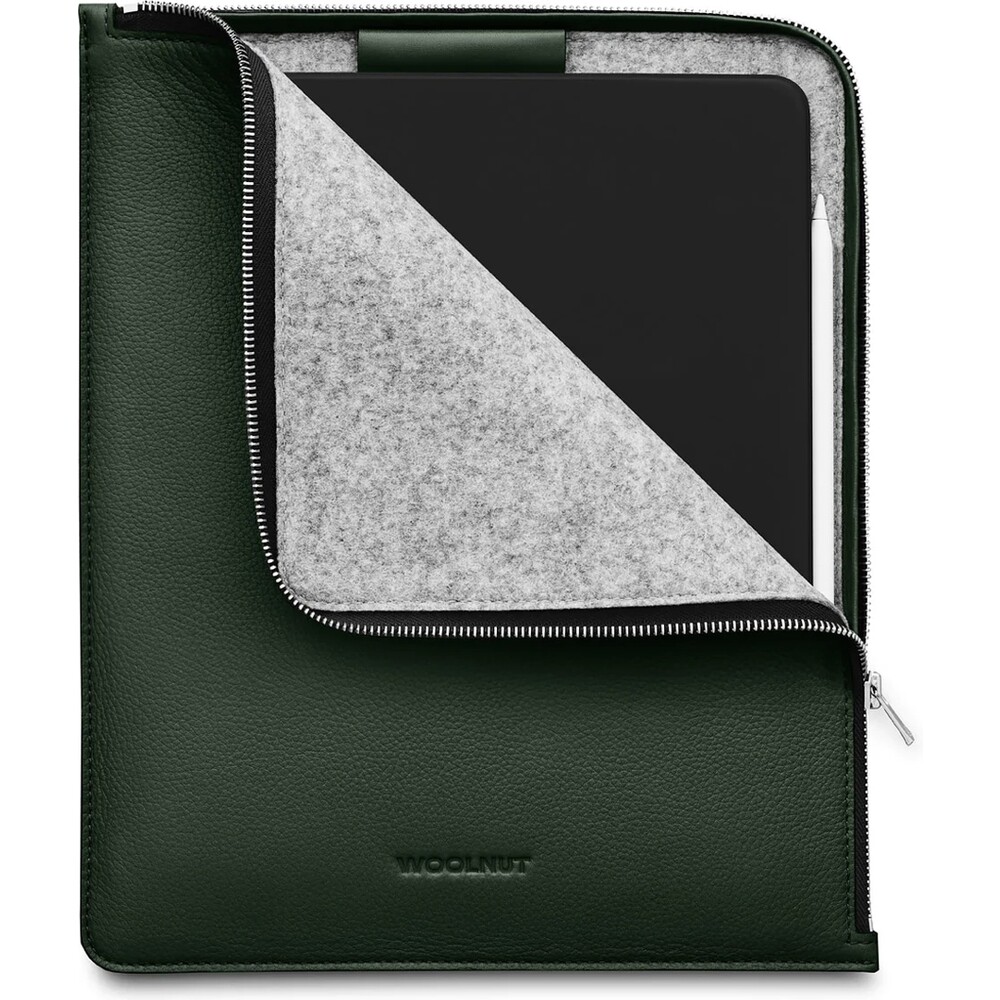 Woolnut-Leather-Folio-kozene-pouzdro-iPad-Pro-12-9-iPad-Pro-13-iPad-Air-13-tmave-zelene