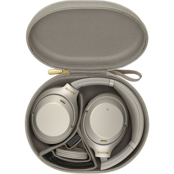Sony-WH-1000XM3-bezdratova-sluchatka-stribrna
