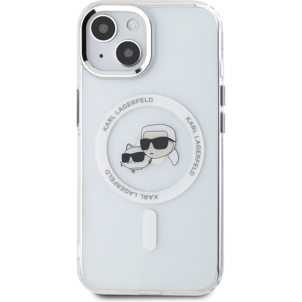 Karl-Lagerfeld-IML-K-CH-Heads-Metal-Frame-MagSafe-zadni-kryt-iPhone-15-ciry