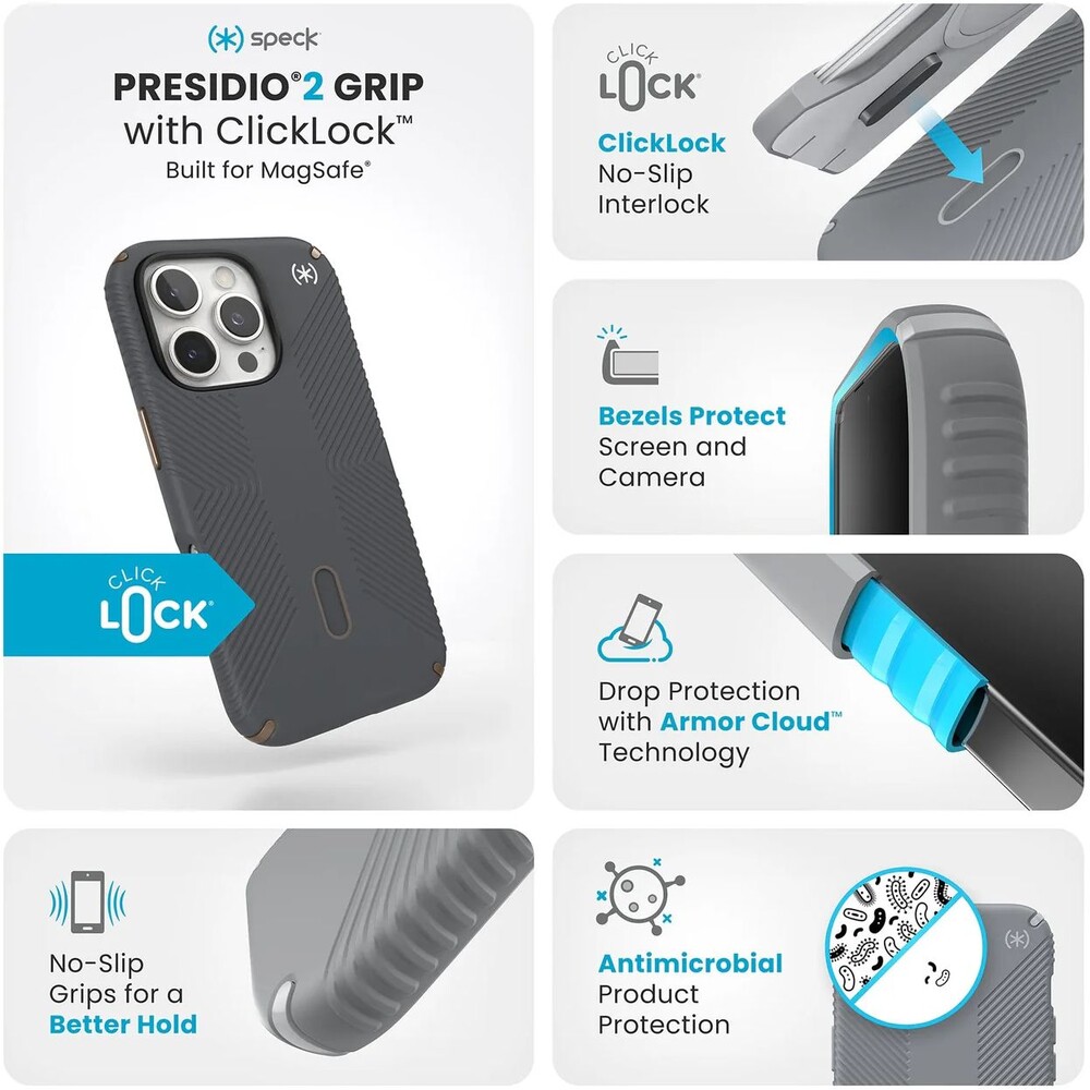 Speck-Presidio2-Grip-MagSafe-ClickLock-kryt-iPhone-16-Pro-Max-sedy