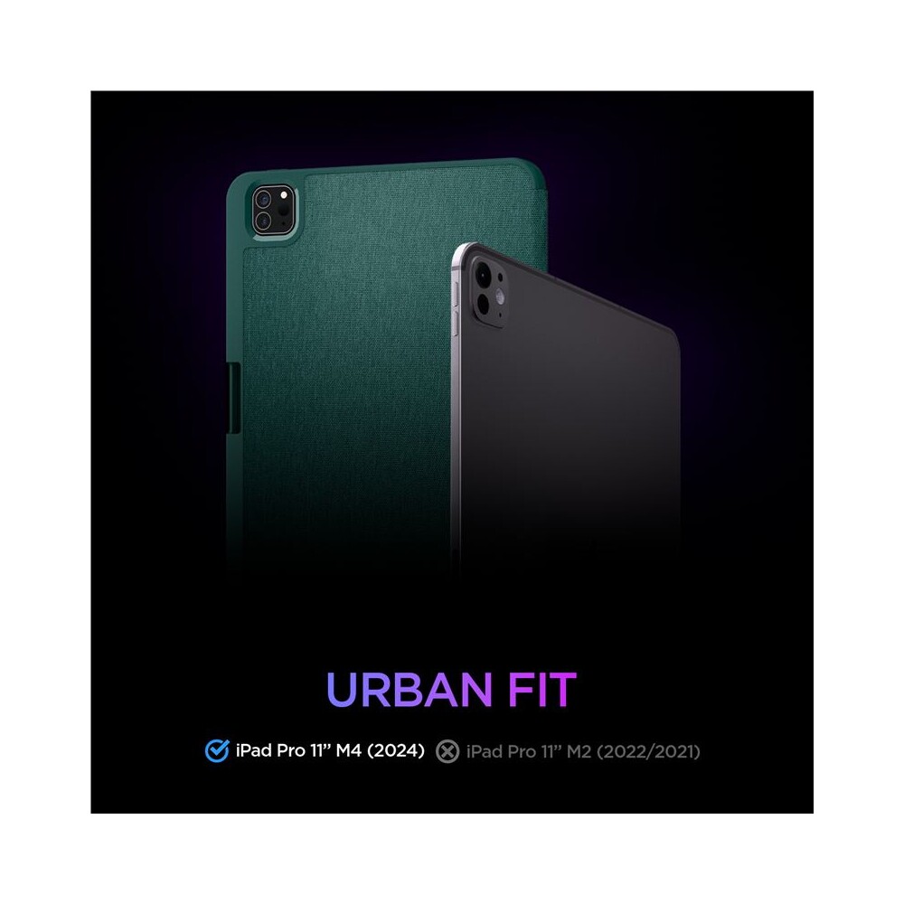 Spigen-Urban-Fit-pouzdro-iPad-Pro-11-2025-pulnocne-zelene