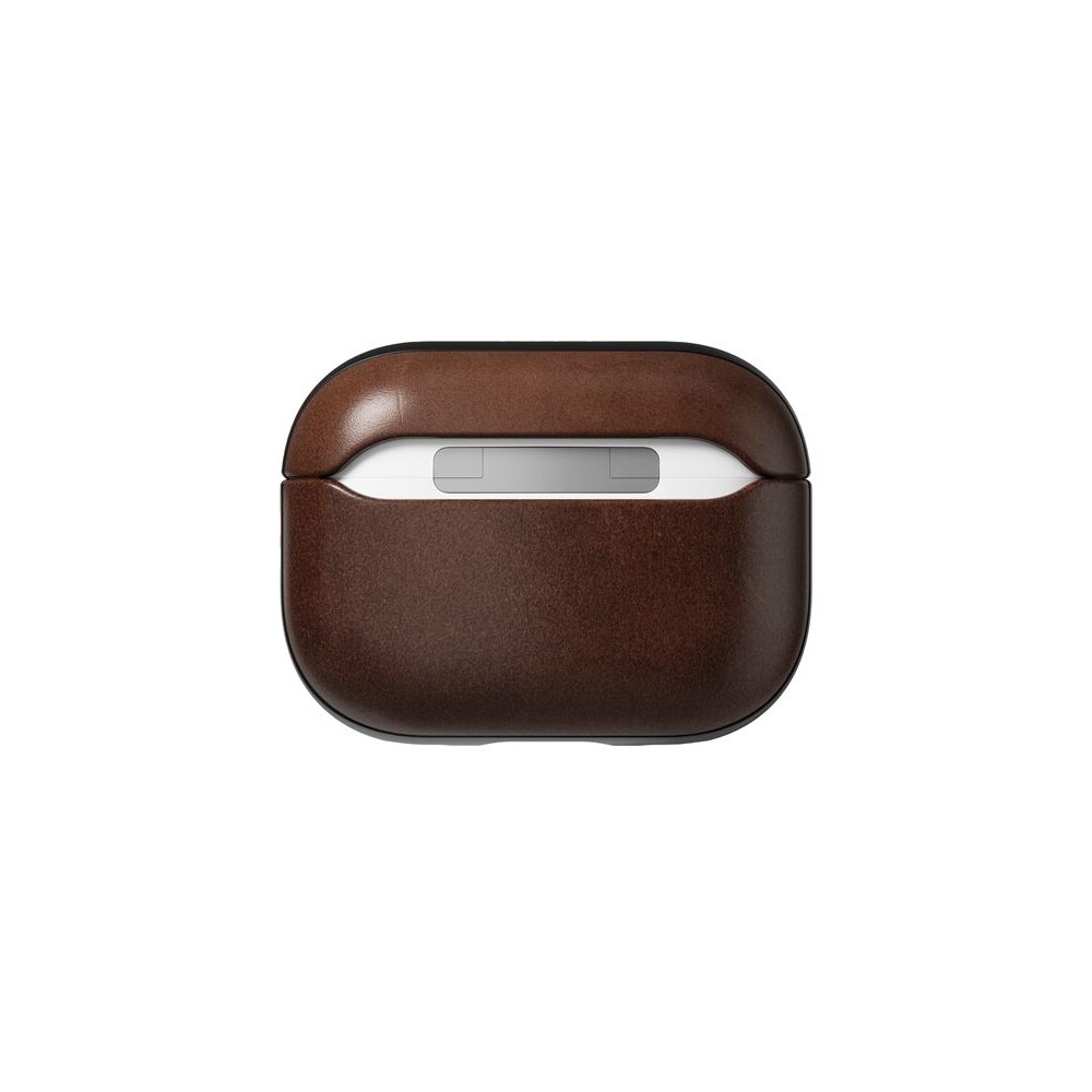 Nomad-Modern-Leather-pouzdro-AirPods-Pro-2-generace-tmave-hnede