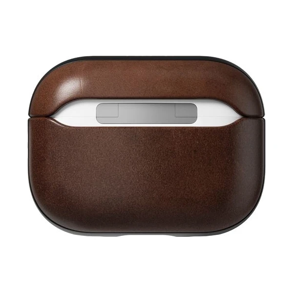 Nomad-Modern-Leather-pouzdro-AirPods-Pro-2-generace-tmave-hnede
