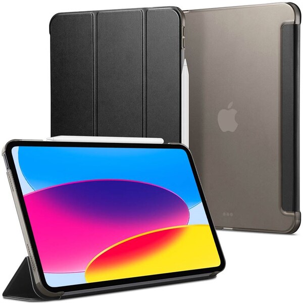 Spigen-Smart-Fold-ochranne-pouzdro-iPad-10-9-2022-iPad-11-2025-cerne