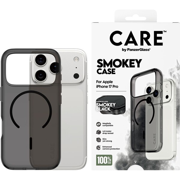 PanzerGlass-CARE-Smokey-kryt-s-MagSafe-Apple-iPhone-17-Pro-kourovy-cerny