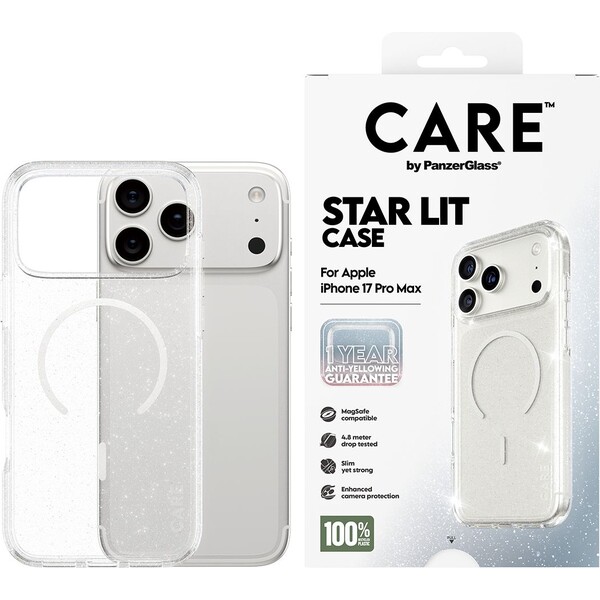 PanzerGlass-CARE-Star-Lit-kryt-s-MagSafe-Apple-iPhone-17-Pro-Max-trpytivy-bily
