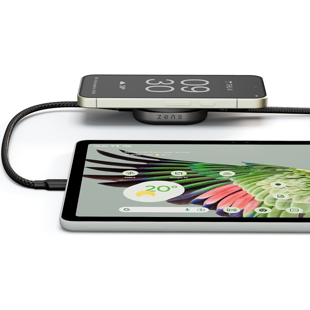 ZENS-USB-C-C-Pro-2-MagSafe-Qi2-2v1-nabijecka-s-USB-C-kabelem-140W-cerna