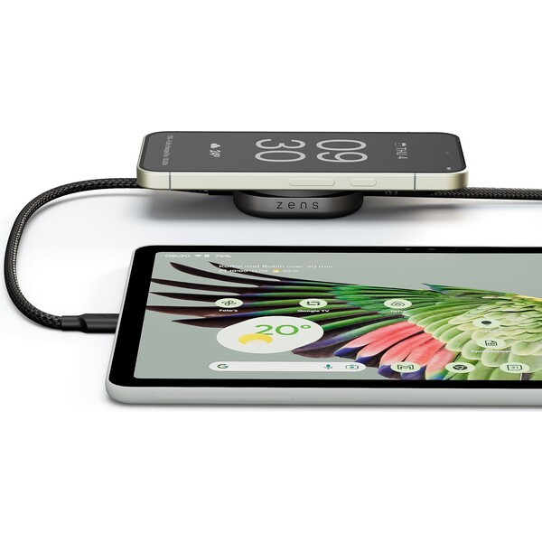 ZENS-USB-C-C-Pro-2-MagSafe-Qi2-2v1-nabijecka-s-USB-C-kabelem-140W-cerna