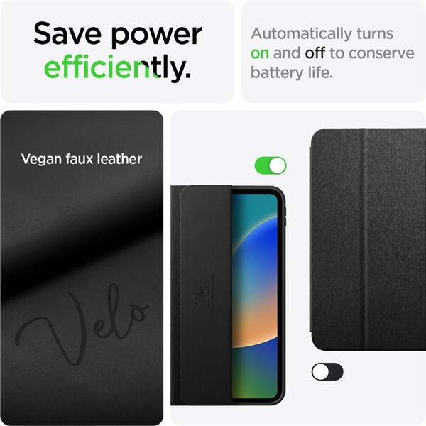 Spigen-Urban-Fit-pouzdro-iPad-10-9-2022-iPad-11-2025-cerne