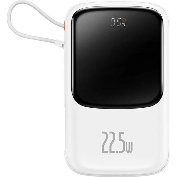 Baseus-Qpow-Pro-10000mAh-22-5W-s-kabelem-USB-C-bila