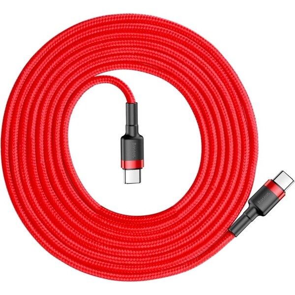 Baseus-Cafule-USB-C-USB-C-napajeci-kabel-60W-1m-cerveny