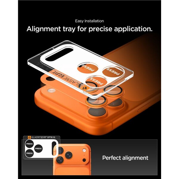 Spigen-Glass-tR-EZ-Fit-Optik-Pro-XL-sklo-na-fotoaparat-iPhone-17-Pro-Max-oranzove