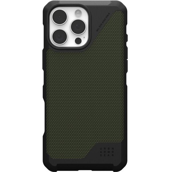 UAG-Metropolis-LT-Magsafe-Kevlar-kryt-iPhone-16-Pro-Max-olivove-zeleny