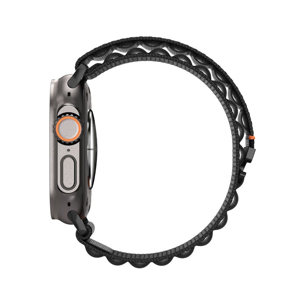Spigen-Fabric-Band-hook-reminek-Apple-Watch-49-46-45-44mm-cerny