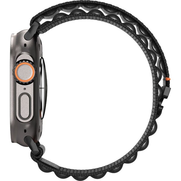 Spigen-Fabric-Band-hook-reminek-Apple-Watch-49-46-45-44mm-cerny