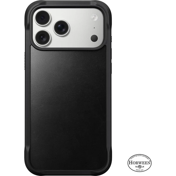 Nomad-Rugged-Leather-Case-Horween-MagSafe-kozeny-kryt-iPhone-17-Pro-Max-Black