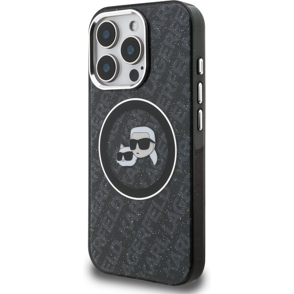 Karl-Lagerfeld-IML-K-CH-Heads-Repeated-Logo-MagSafe-kryt-iPhone-15-Pro-cerny