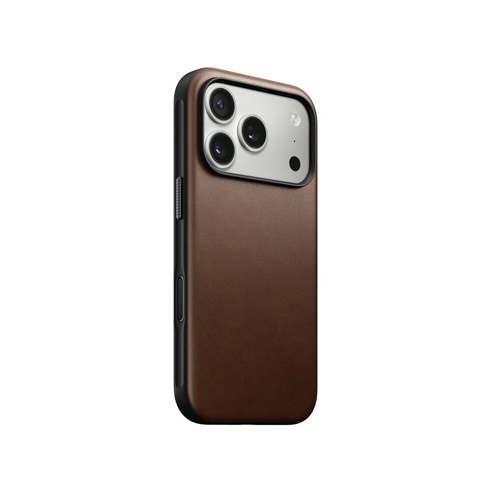 Nomad-Modern-Leather-Case-MagSafe-kozeny-kryt-iPhone-17-Pro-Brown
