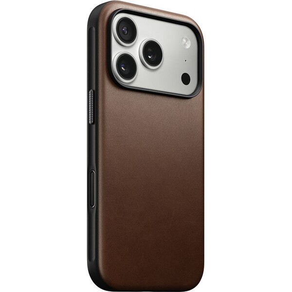 Nomad-Modern-Leather-Case-MagSafe-kozeny-kryt-iPhone-17-Pro-Brown
