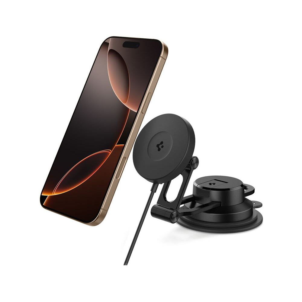 Spigen-OneTap-Pro-4-Dashboard-Windshield-Qi2-MagSafe-drzak-na-sklo-palubovku-s-nabijenim-cerny