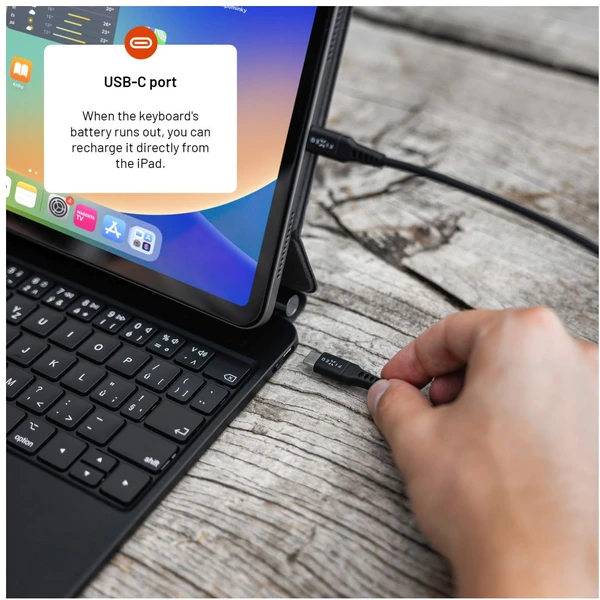 FIXED Typee pouzdro s bezdrátovou klávesnicí iPad 10,9" (2022)/iPad 11" (2025), CZ, černá - Pouzdra s klávesnicí - Obrázek a195f25346c844c49e2d51cc89ff59ae