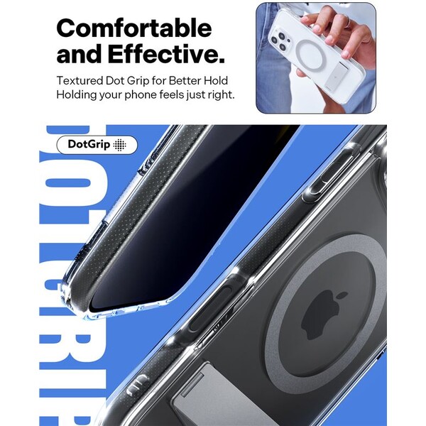 Spigen-Caseology-Capella-MagSafe-Kickstand-kryt-iPhone-16-Pro-clear-gray