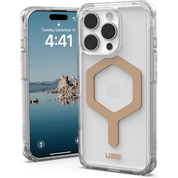 UAG-Plyo-Magsafe-kryt-iPhone-16-Pro-bily-zlaty