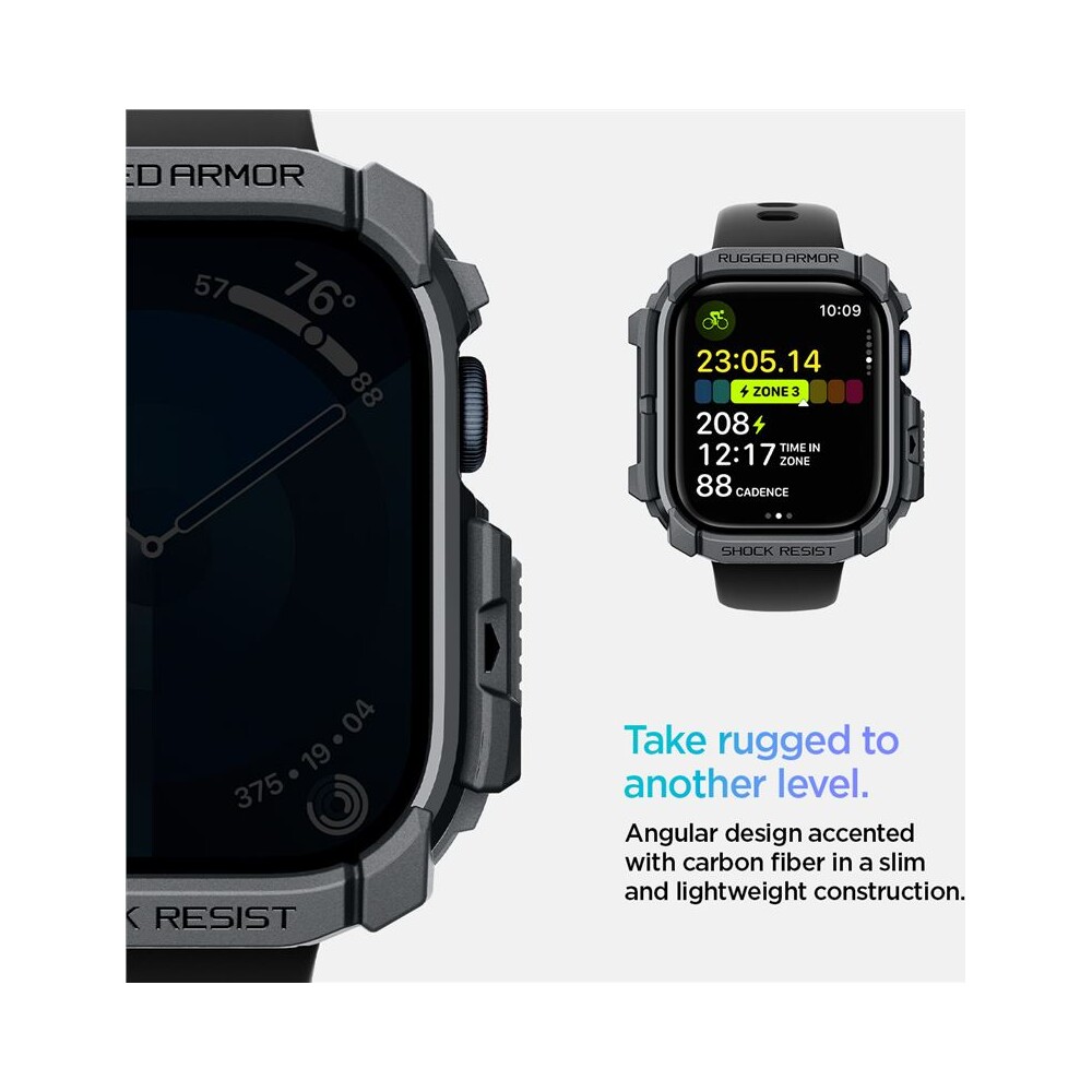 Spigen-Rugged-Armor-kryt-pro-Apple-Watch-10-11-46mm-tmave-sedy