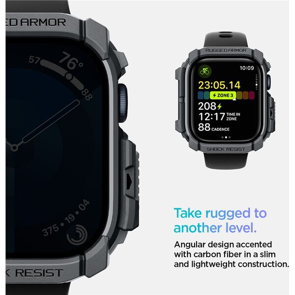 Spigen-Rugged-Armor-kryt-pro-Apple-Watch-10-11-46mm-tmave-sedy