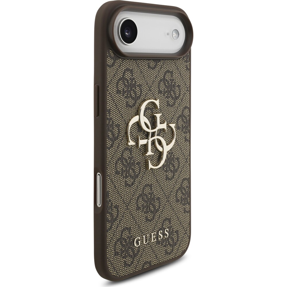 Guess-PU-4G-Metal-Logo-kryt-iPhone-Air-hnedy