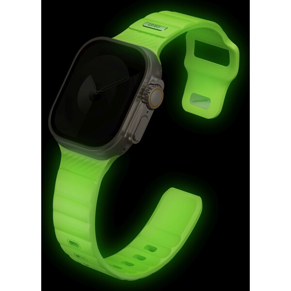 UNIQ-Stride-FKM-Rubber-vodeodolny-reminek-Apple-Watch-49-45-44-42mm-bily-svitici