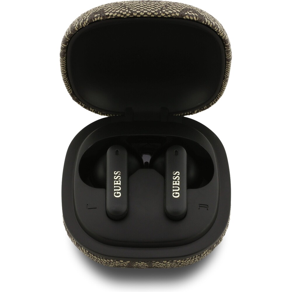 Guess-PU-4G-Script-Logo-ENC-TWS-Bezdratova-sluchatka-hneda