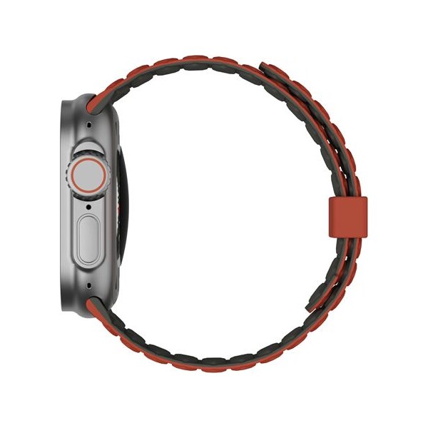 UAG-Pathfinder-reminek-Apple-Watch-49-46-45-44-42mm-olivovy-oranzovy