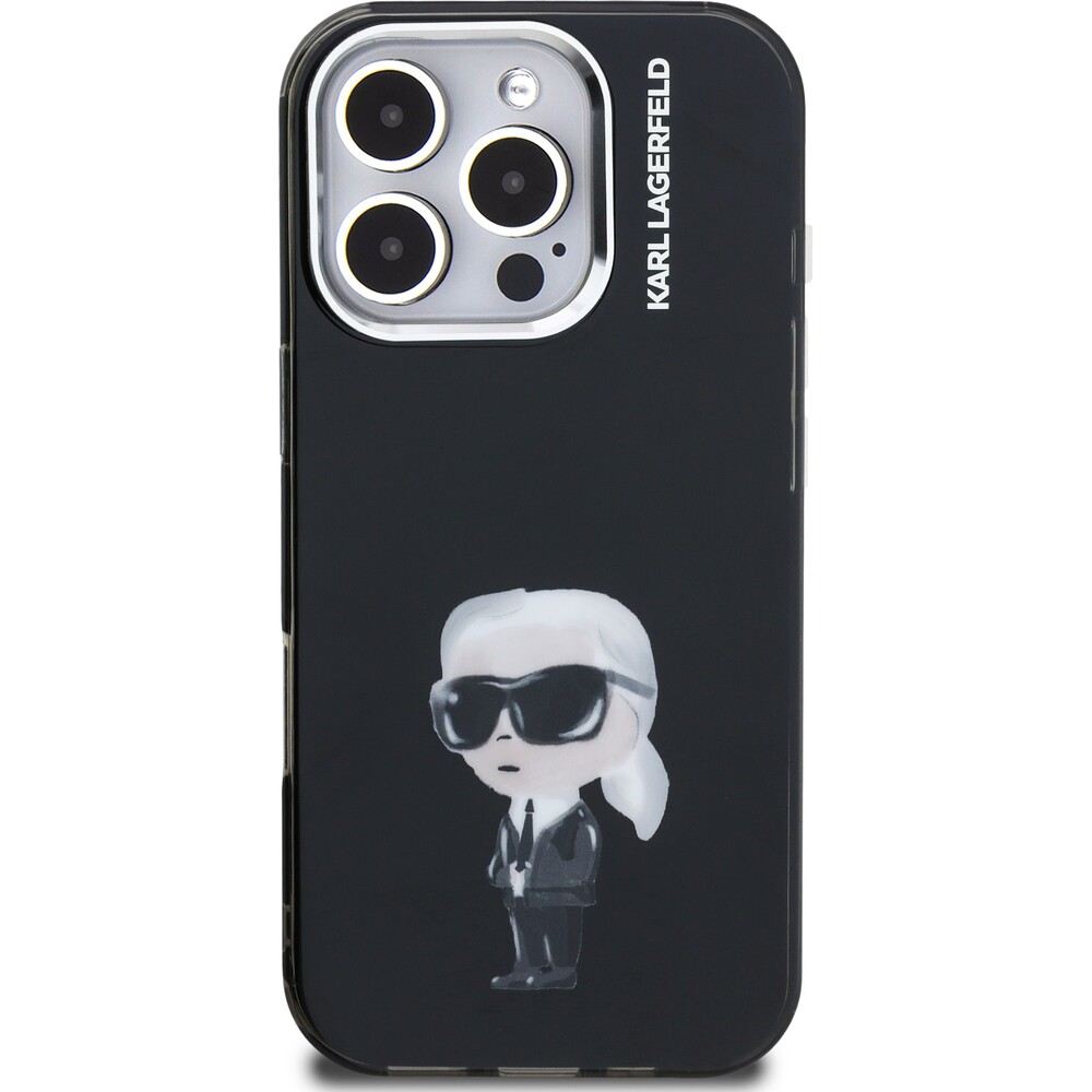 Karl-Lagerfeld-IML-Aquarelle-Karl-kryt-iPhone-16-Pro-cerny