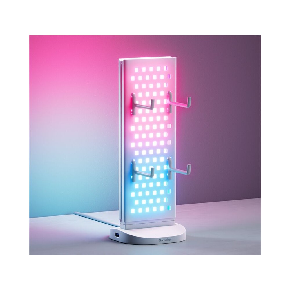 Nanoleaf-Pegboard-Desk-Dock-stolni-dokovaci-stanice-bila