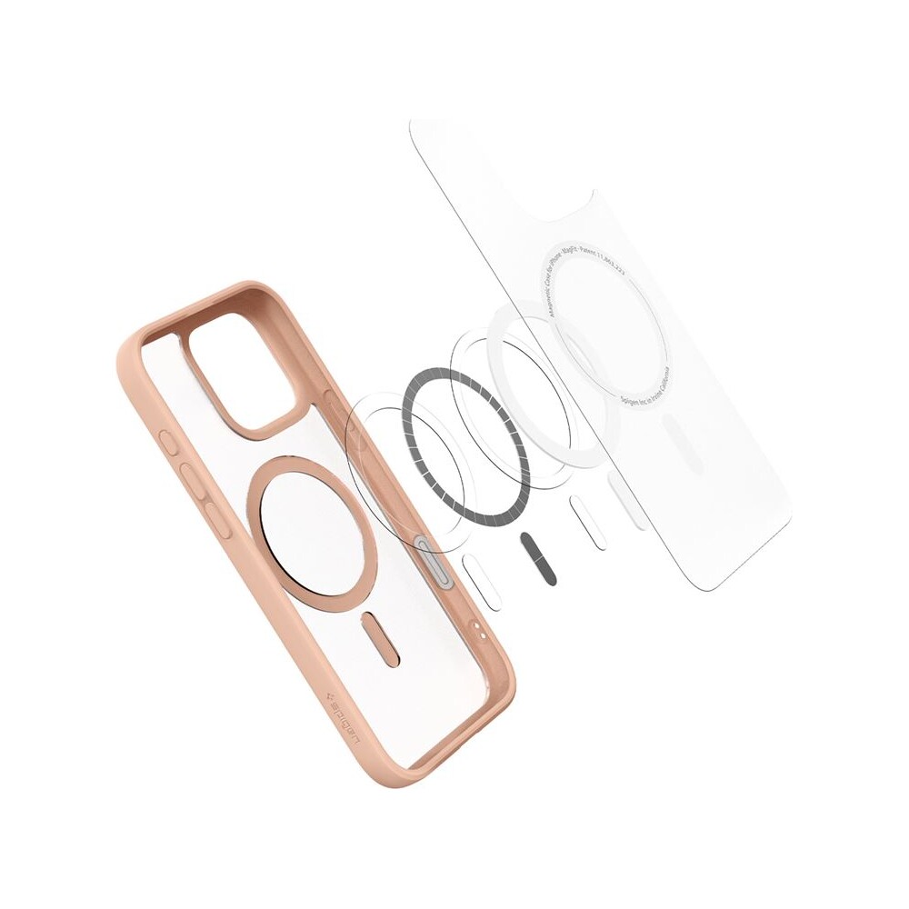 Spigen-Ultra-Hybrid-T-MagSafe-kryt-iPhone-16-Pro-ruzovy-titan