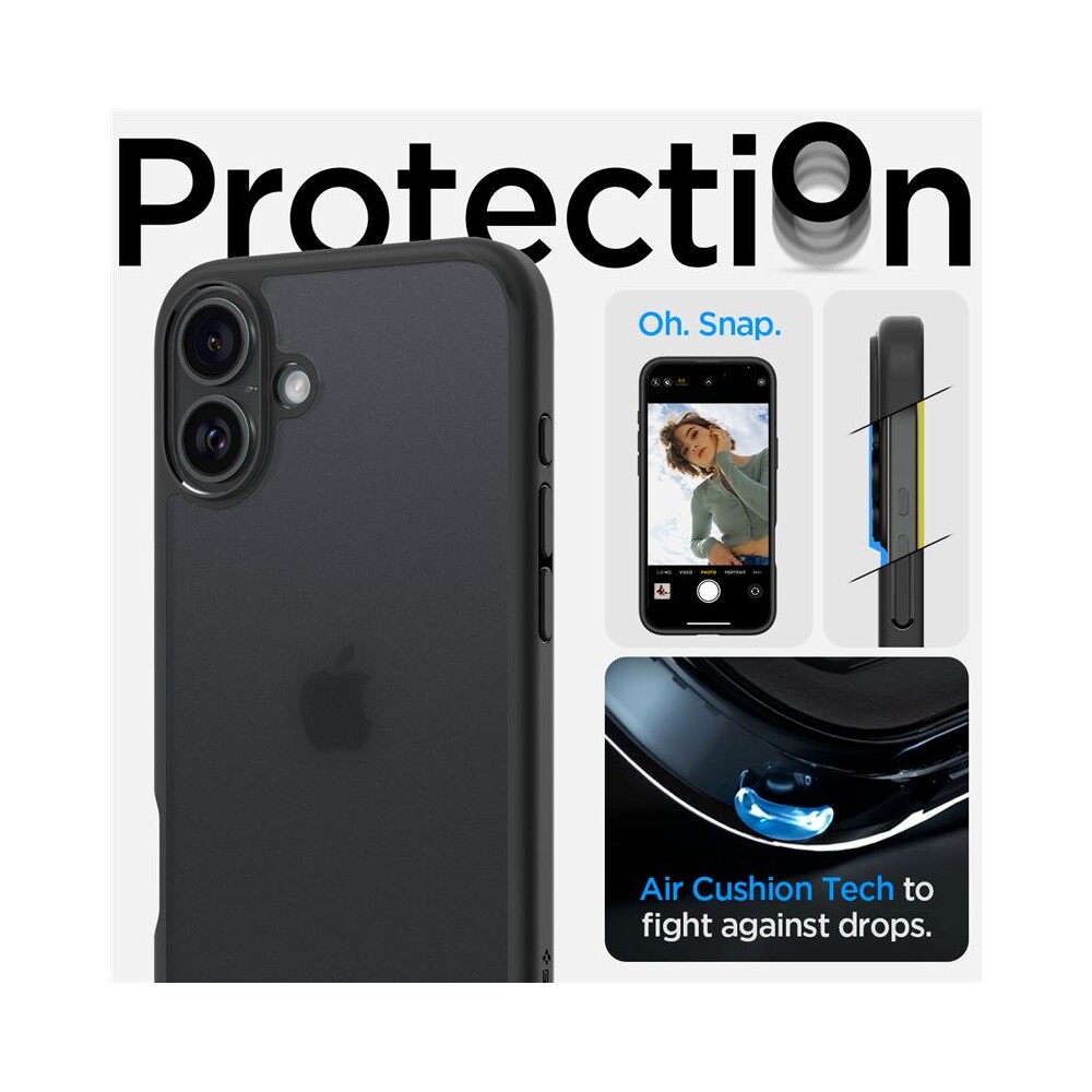 Spigen-Ultra-Hybrid-kryt-iPhone-16-frost-black