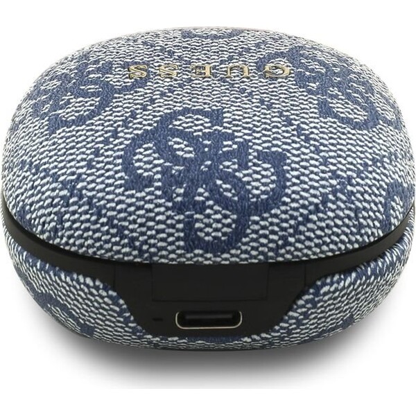 Guess-PU-4G-Metal-Logo-ENC-TWS-bezdratova-sluchatka-modra