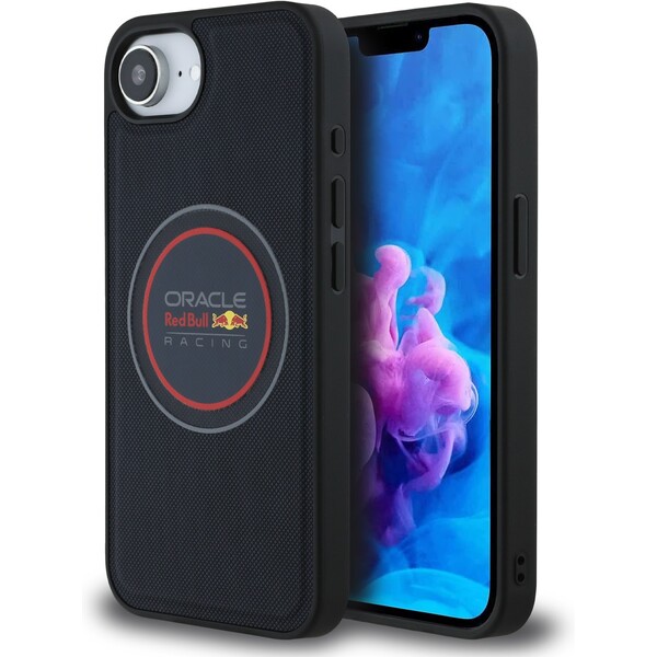 Oracle-Red-Bull-Racing-PU-Leather-Red-Ring-MagSafe-kryt-iPhone-17e-16e-modry