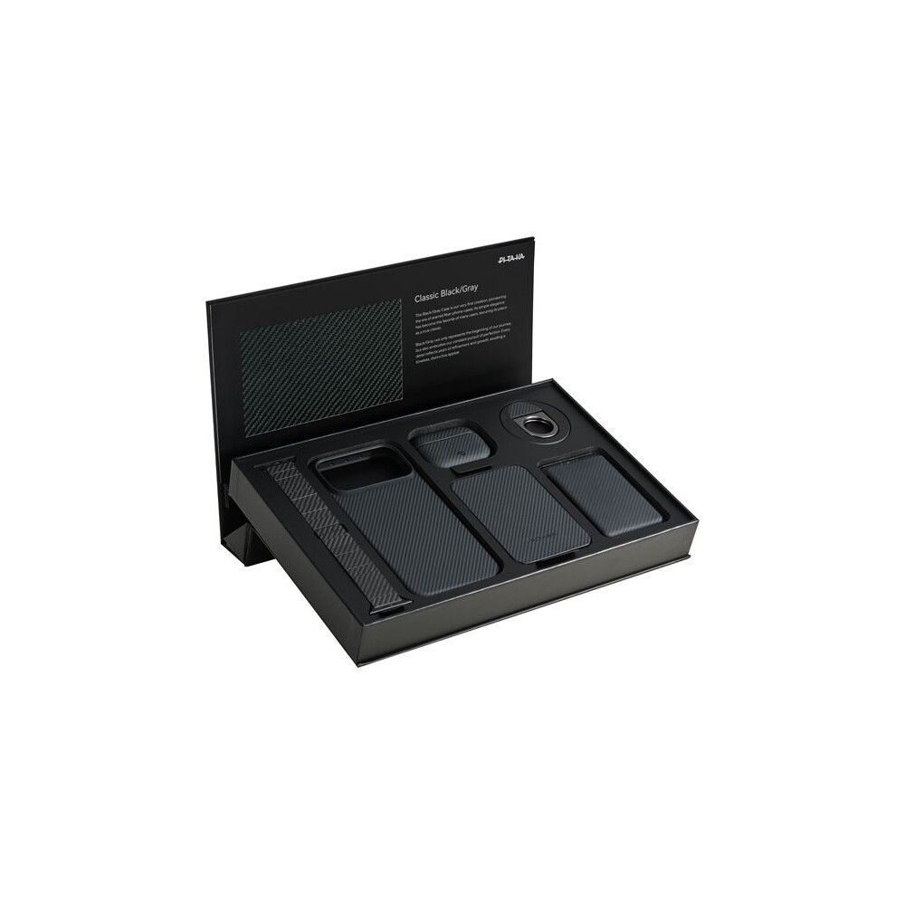 Pitaka-Gift-Box-premiovy-darkovy-balicek-pro-iPhone-17-Pro-Max-Classic-Black-Collection
