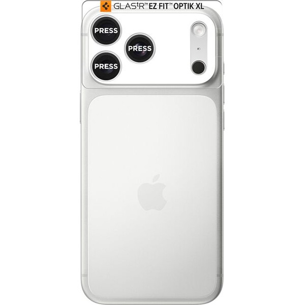 Spigen-Glass-tR-EZ-Fit-Optik-Pro-XL-sklo-na-fotoaparat-iPhone-17-Pro-Max-stribrne